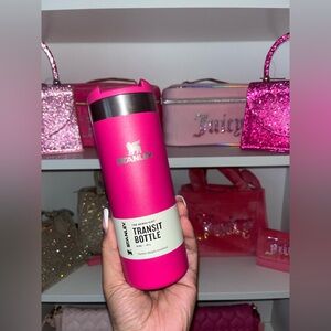 Stanley Camelia Pink Limited Edition 16oz Transit Bottle